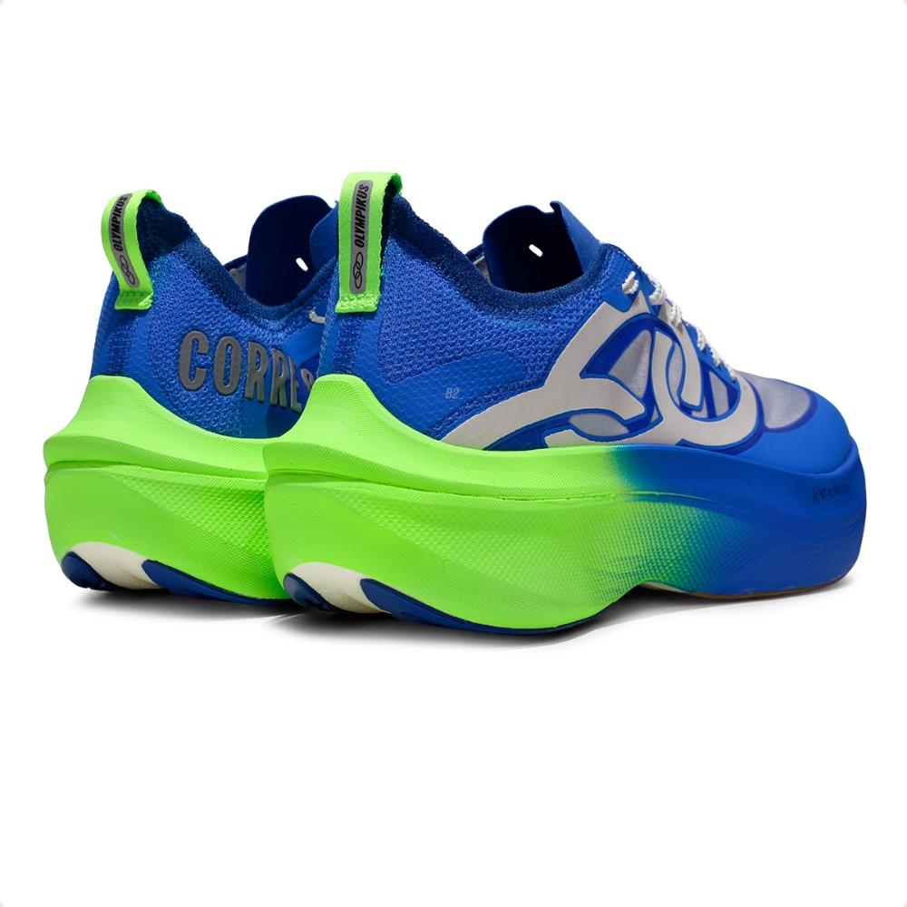 Miniatura Tênis Olympikus Corre Supra 2 Unissex Azul / Verde - 39