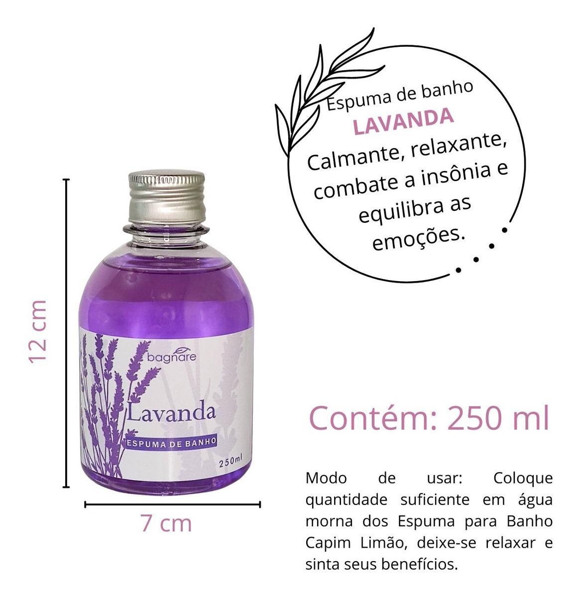 Miniatura Sais Para Banho E Espuma Para Banheira Lavanda E Verbena