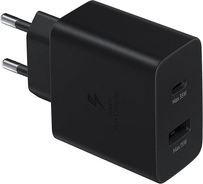 Miniatura Carregador Turbo Samsung Duo 35W / 15W Super Rápido 2 Saidas