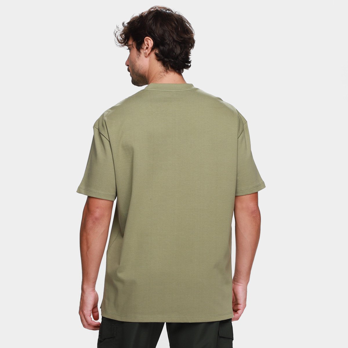 Miniatura Camiseta Nicoboco Oversized Kane Masculina Verde - G