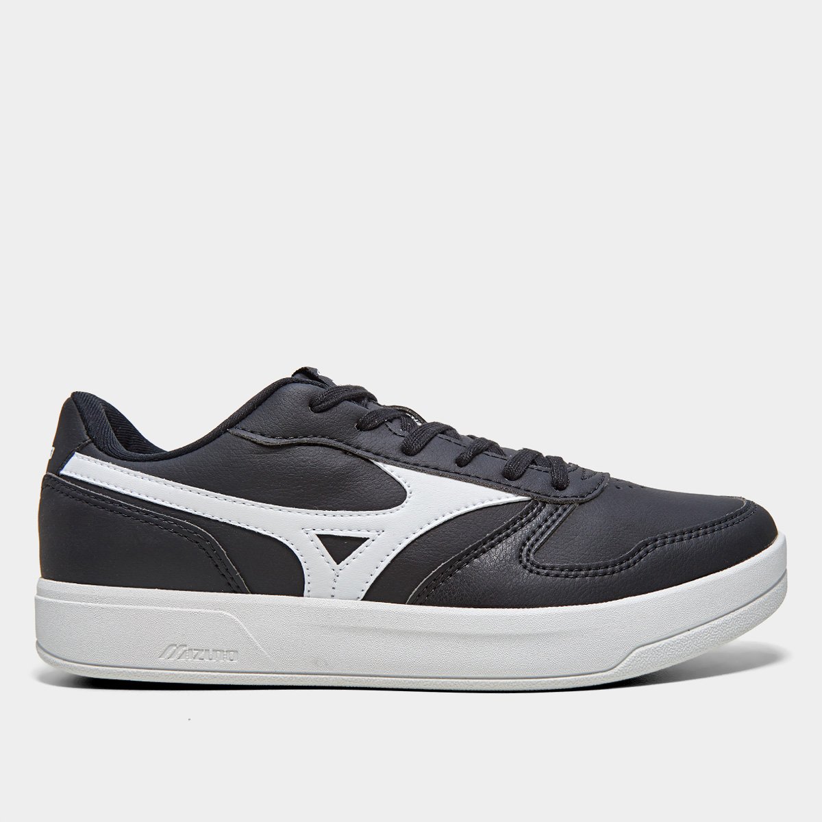Miniatura Tênis Mizuno Street Wind Unissex Preto+Branco - 34