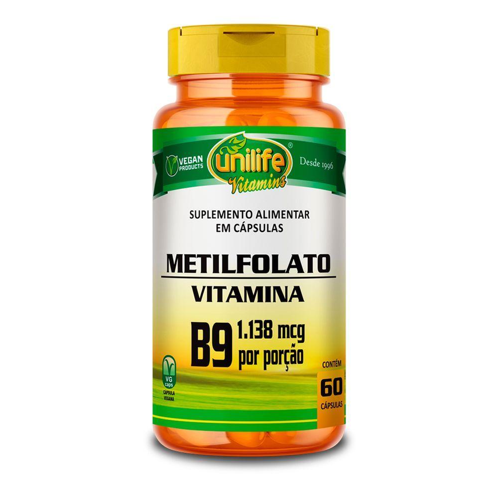 Miniatura Kit 5 Metilfolato Unilife 60 Cápsulas 350mg