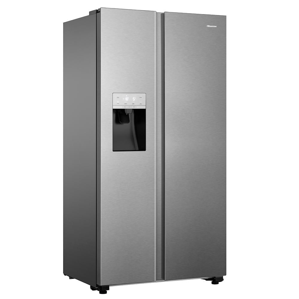 Refrigerador Side By Side Hisense de 02 Portas Frost Free com 533 Litros Inox Look - RS-69W1AIQI 110