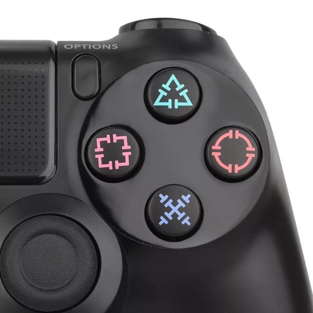 Miniatura Controle PS4 Slim Dualshock Jet Black Fio Resistente Full