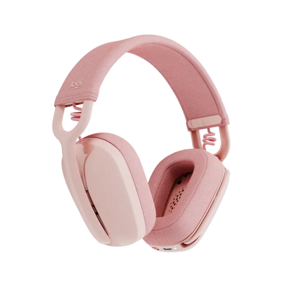 Miniatura Headset Sem Fio Logitech Zone Vibe 100 Bluetooth Rosa - 981-001223 Rosa