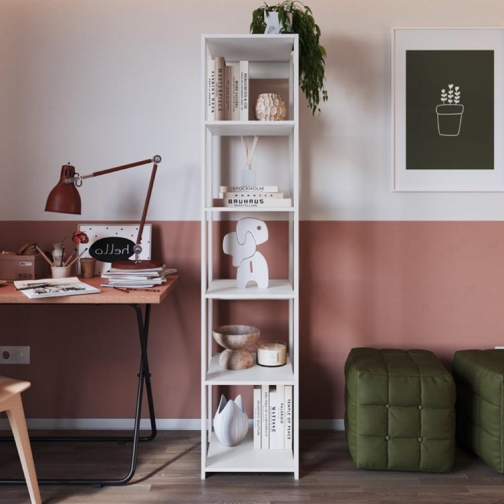 Guarda Roupa Closet 2 Peças com 1 Cabideiro 2 Gavetas e 6 Nichos Easy Prodecor Branco