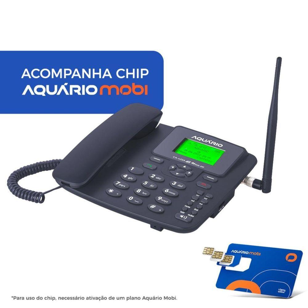 Miniatura Telefone Celular Fixo De Mesa Wi-fi Dual Sim 700, 850, 900, 1800, 1900, 2100, 2600mhz Ca-42sx 4g