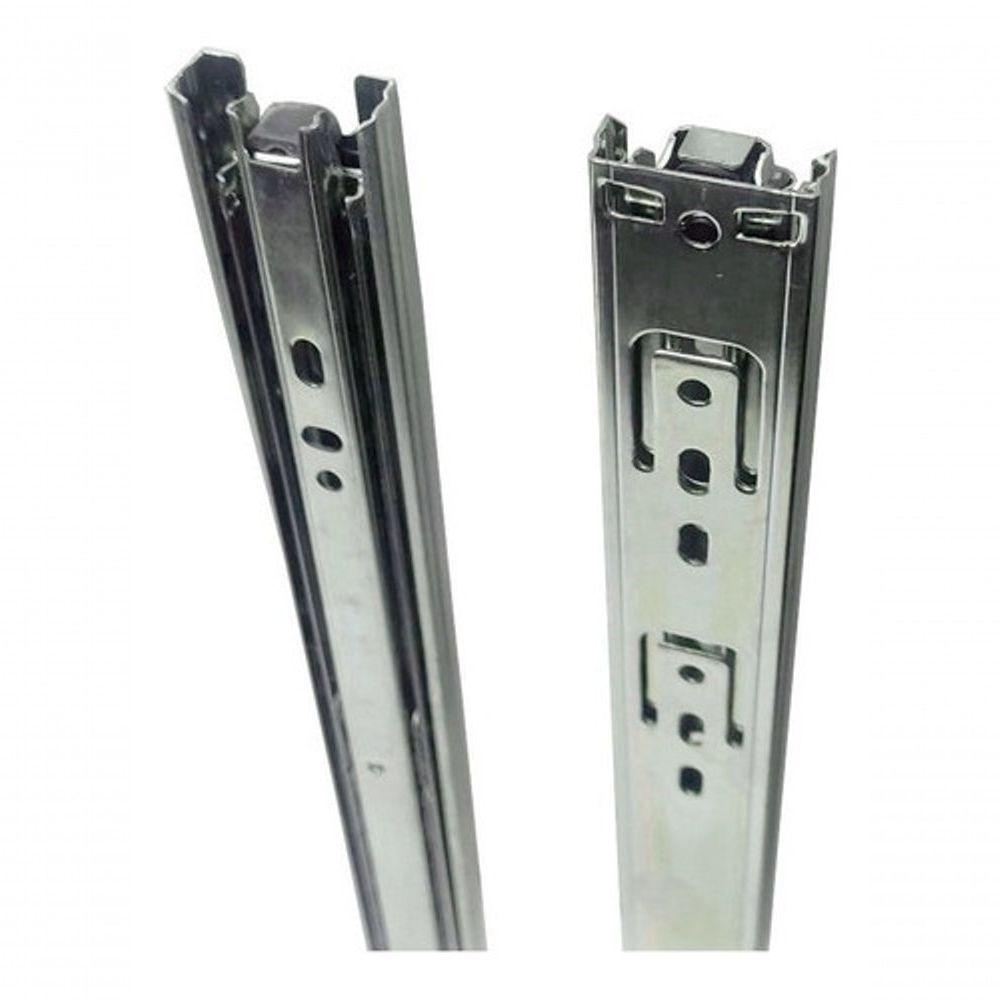 Miniatura 14 Corrediças Telescópicas 30cm Gaveta Trilho Zinca. 7 Pares