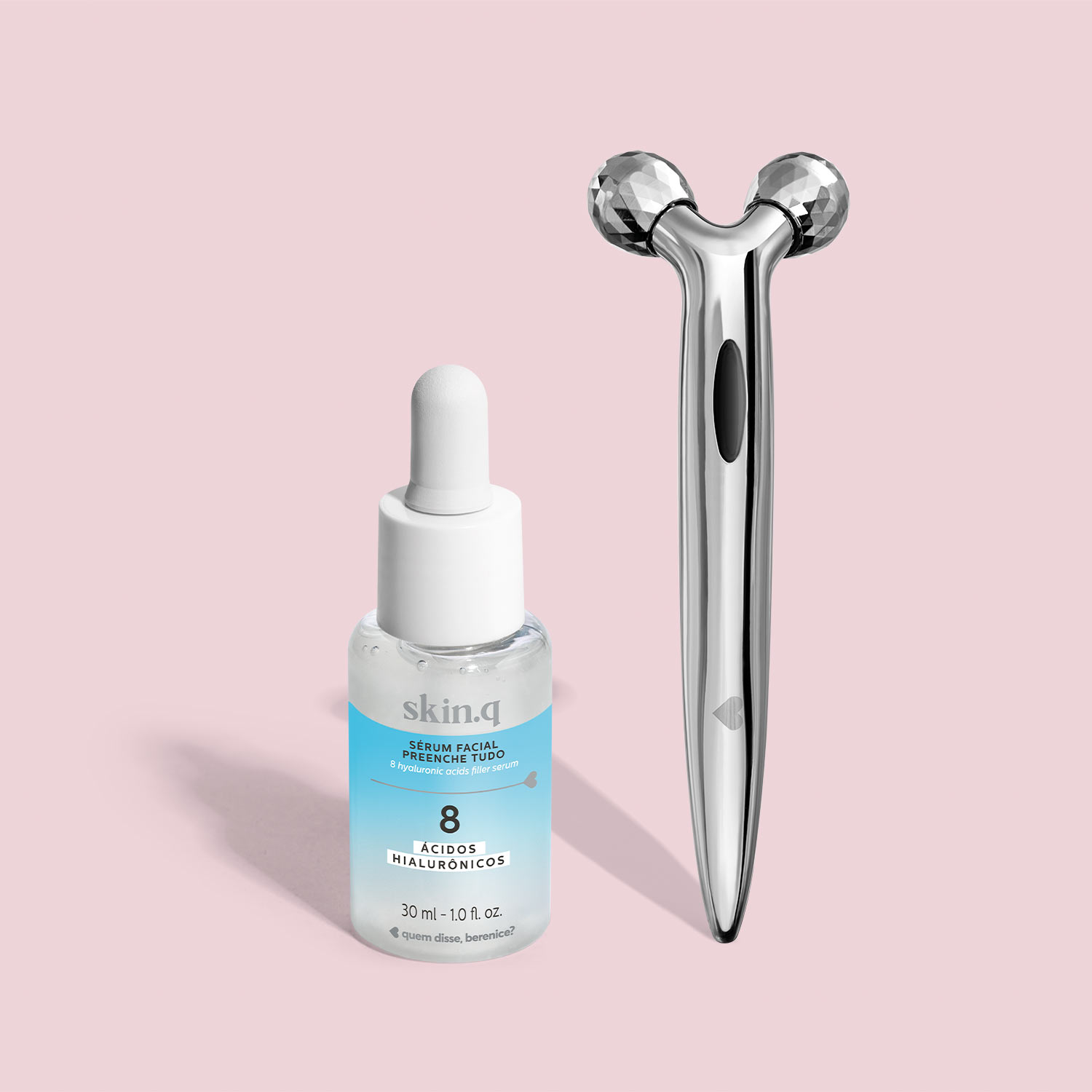 Miniatura Combo Skincare: Sérum Facial Skin.q 30ml + Massageador Facial 3D