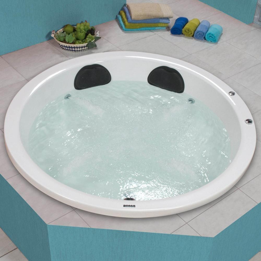 Miniatura Banheira Hidromassagem Astra Honde Luxo 180cmx90cmx44cm - 04 Jatos Branco Gel-Coat P2 sem Aquecedor 110V