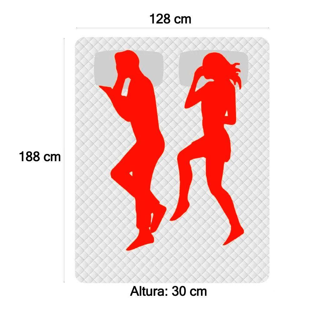 Miniatura Cama Box Baú Viúva Sintético + Colchão Prime Viúva Persona 128x188x77 Cor: Marrom