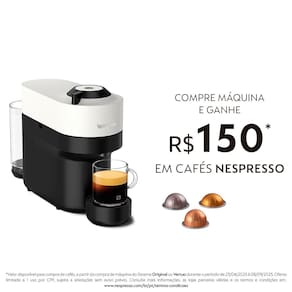 Cafeteira Nespresso Vertuo Pop com Kit Boas-Vindas – Branco Côco 110V