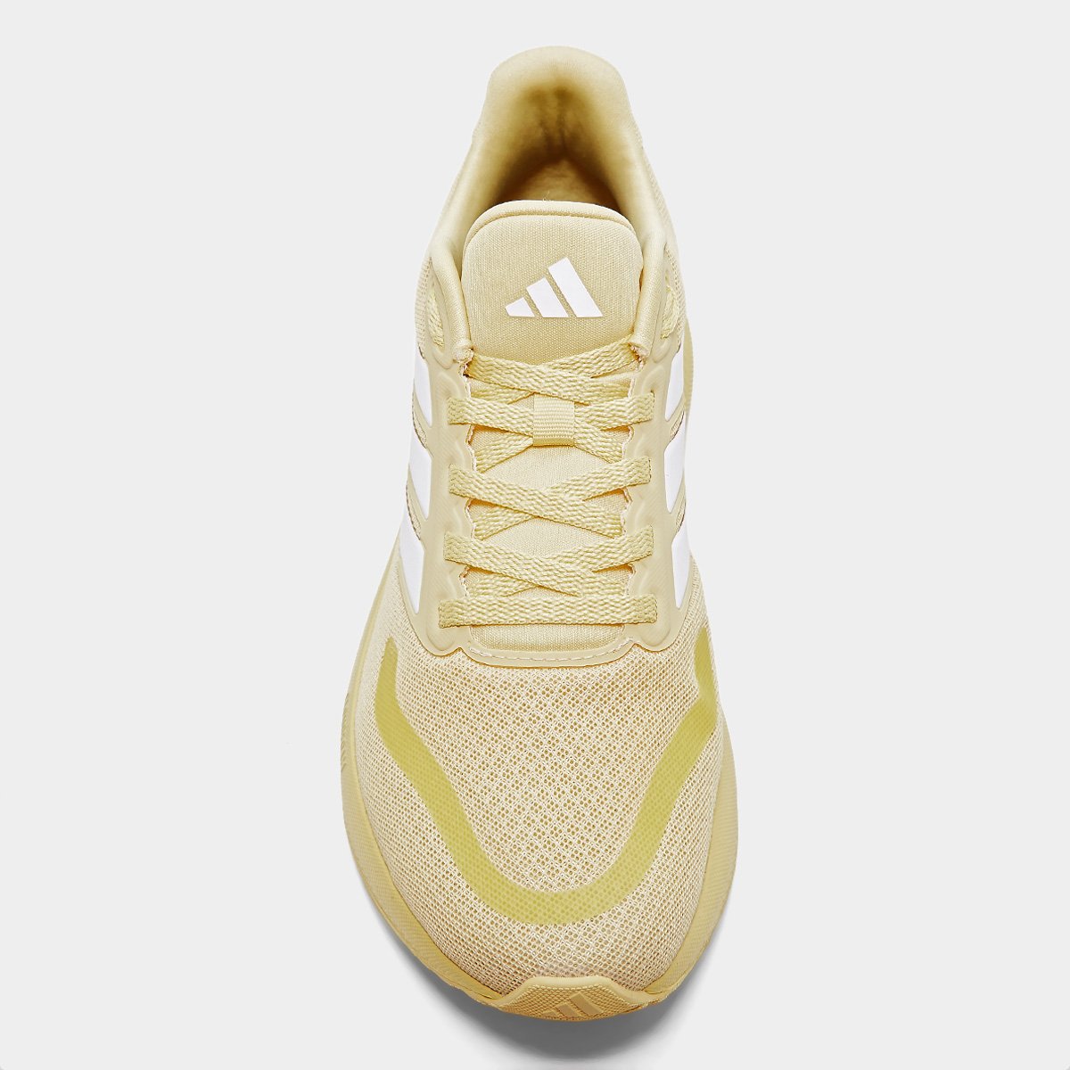 Miniatura Tênis Adidas Runfalcon 5 Feminino Amarelo+Branco - 34