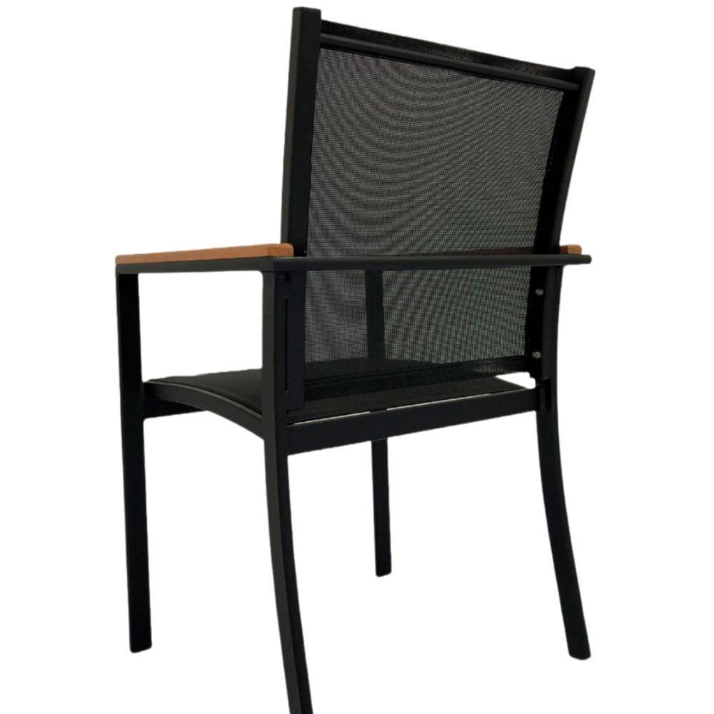 Miniatura Cadeira Poltrona Perpétua Tela Sling Preto