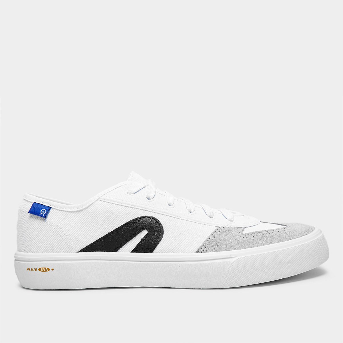 Miniatura Tênis Rainha Vl 2500 Comfort Unissex Branco+Preto - 37