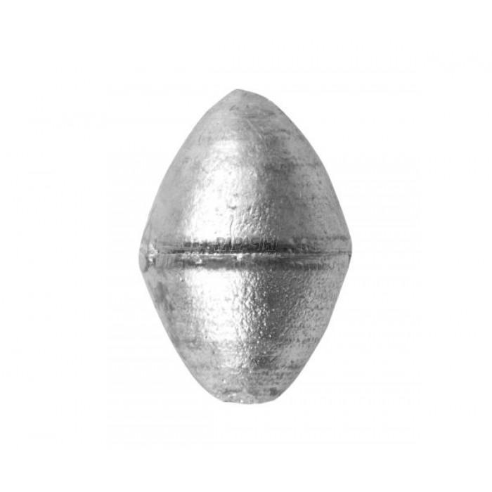 Miniatura Chumbo De Pesca Chumbada Oliva 20 Gramas 1 Kg 50 Unidades