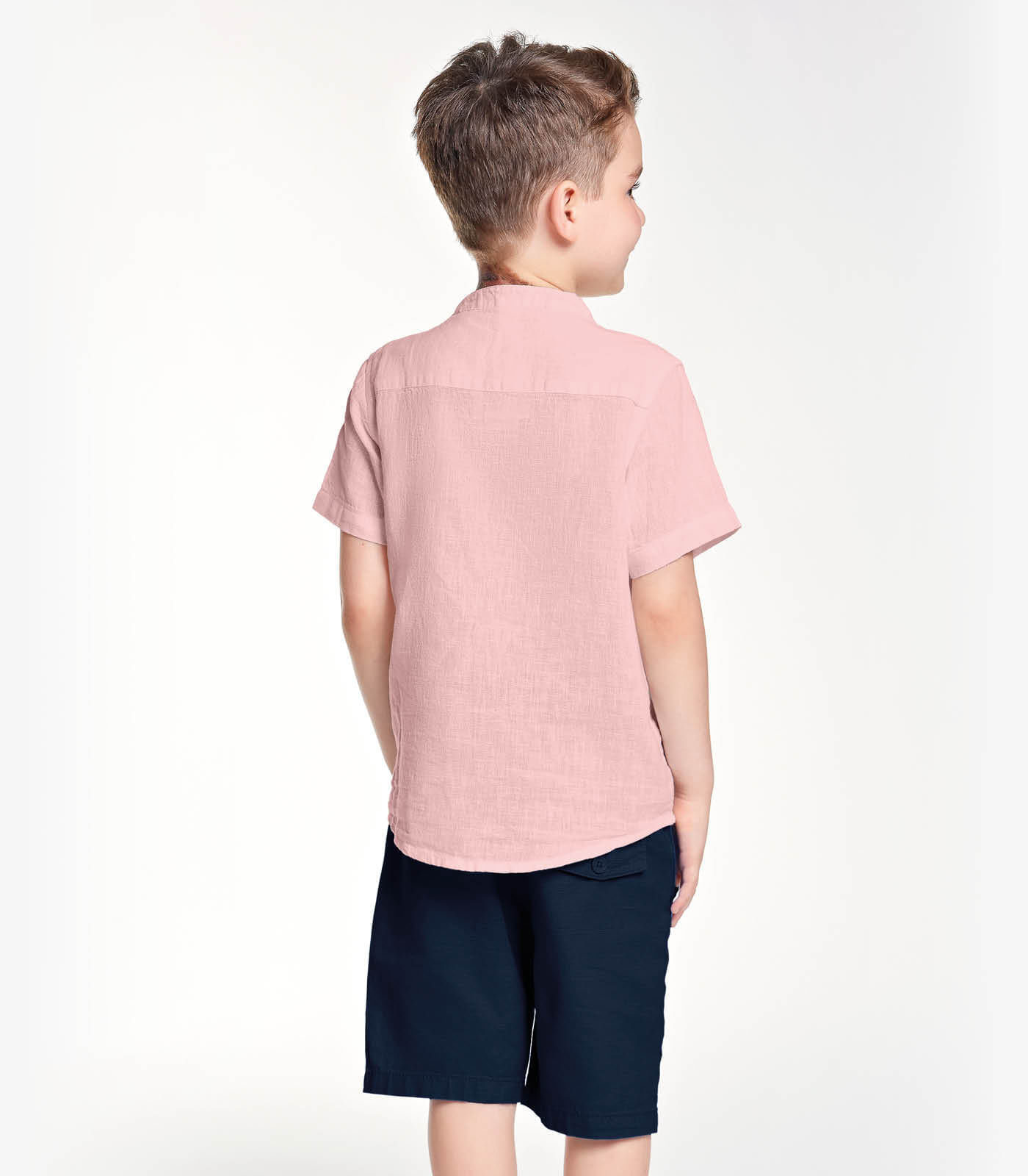 Conjunto Menino Camisa Com Bermuda Trick Nick Rosa 10