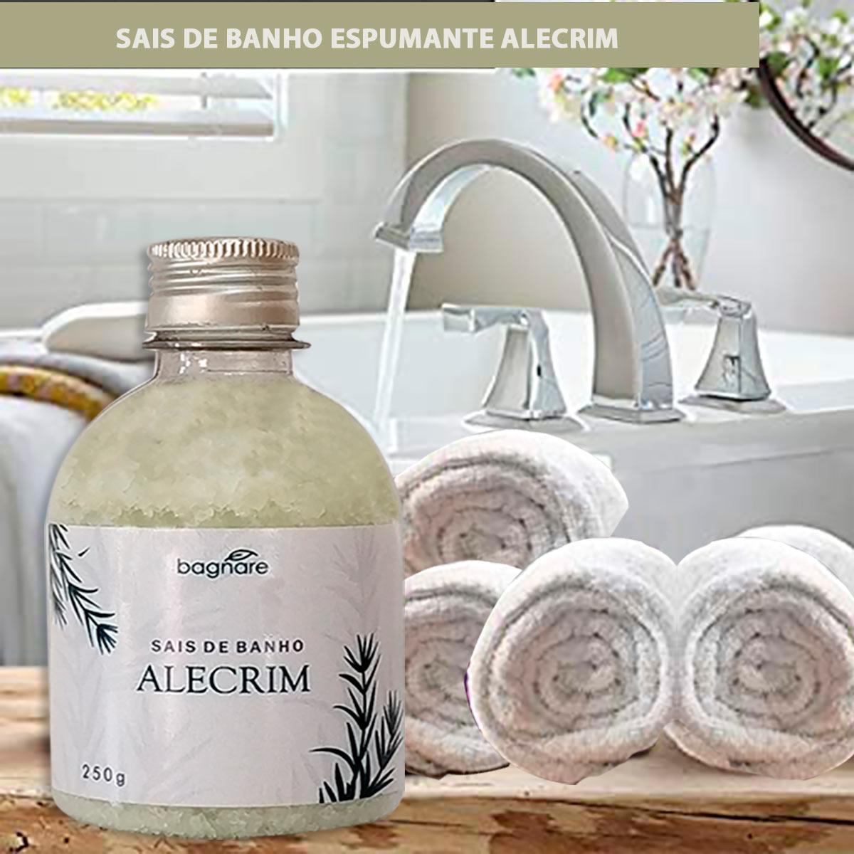 Miniatura Sais De Banho Relaxante Espumante Alecrim Verbena Banheira
