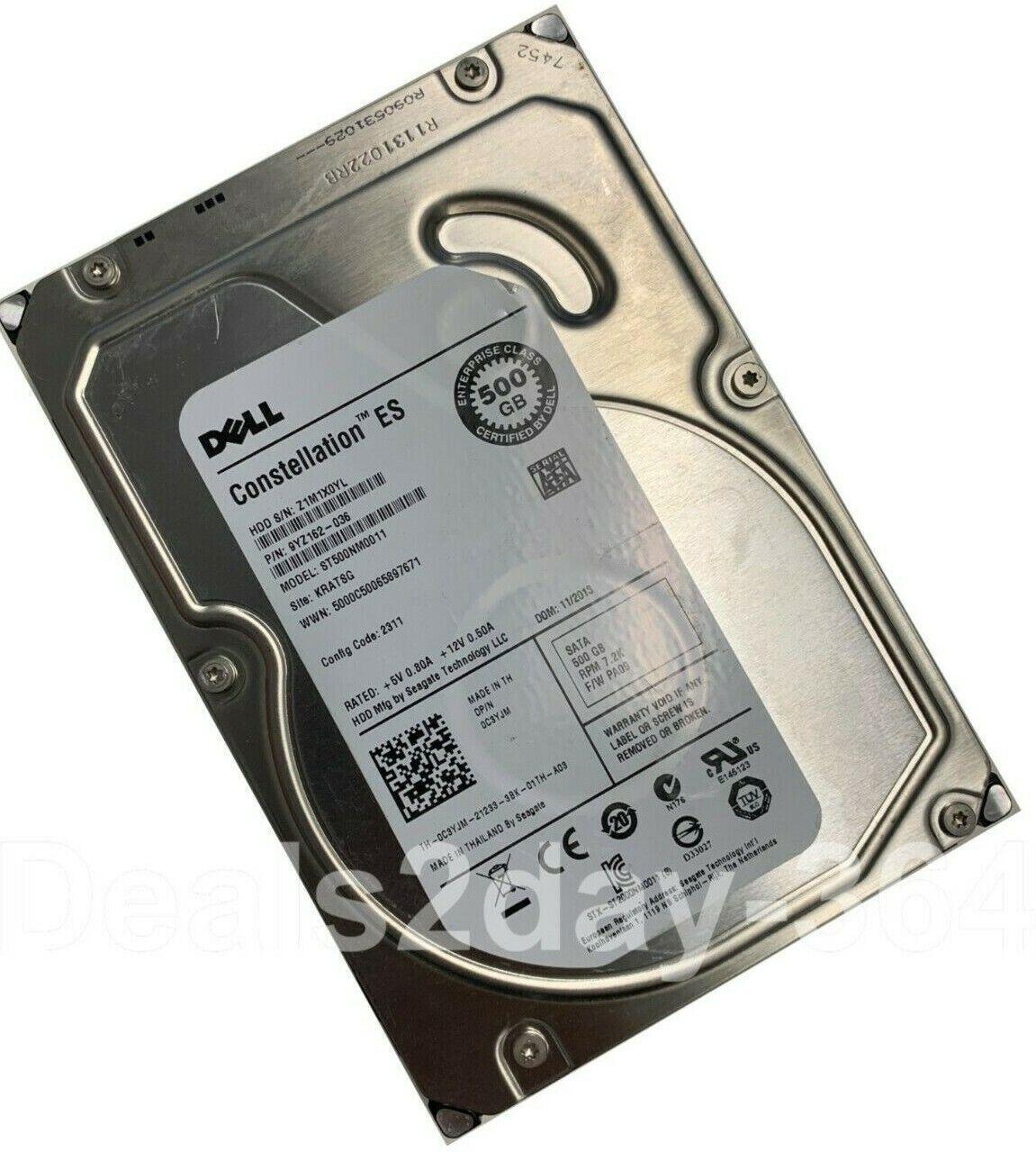 Miniatura Hd Sata Dell 500Gb 7.2K 3.5 0C3Yjm C3Yjm St500Nm0011 Rec
