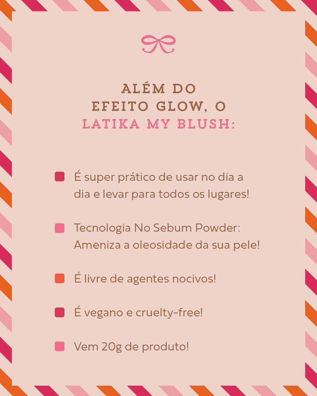 Latika My Blush Bali - Blush Tint Em Bastão 20G