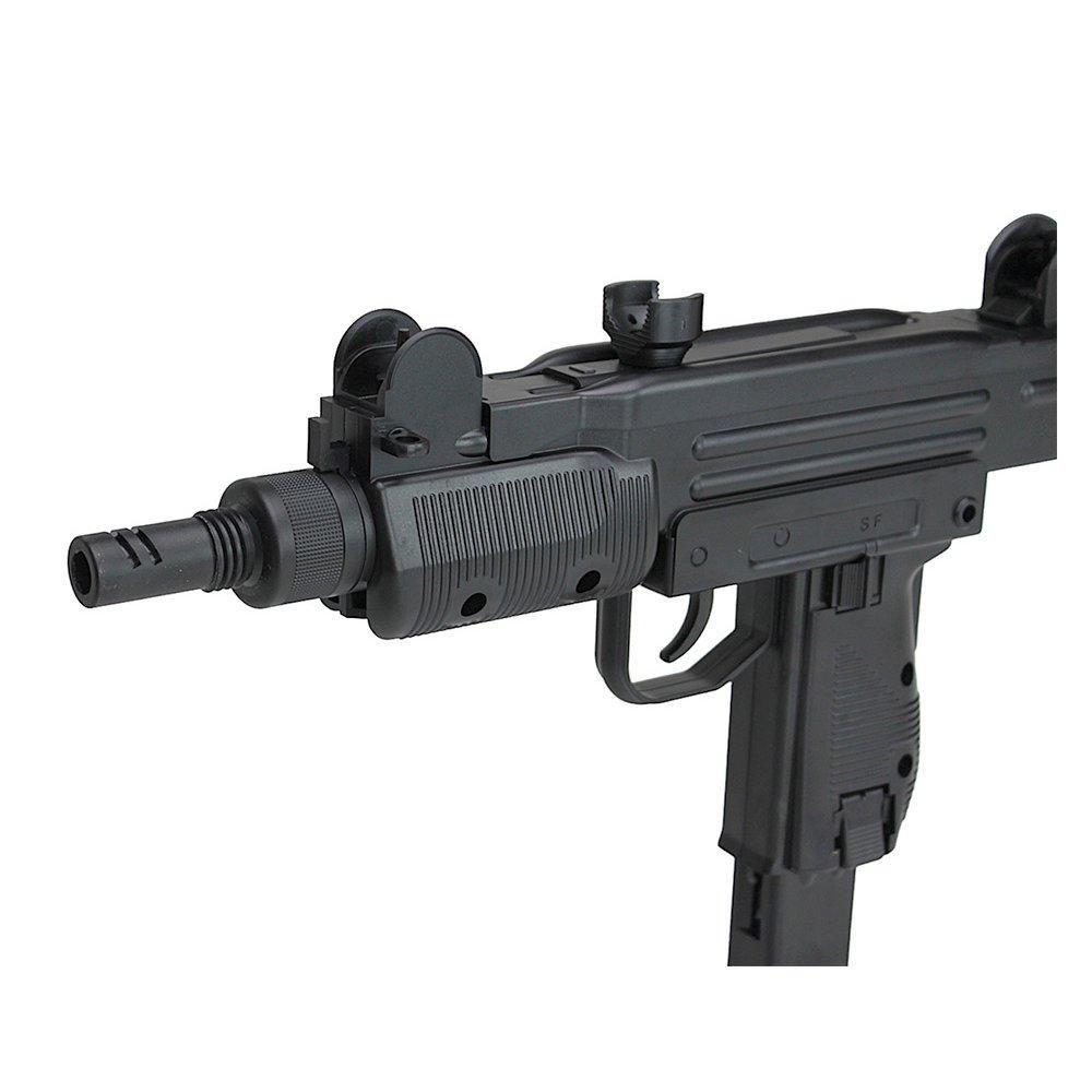 Rifle De Pressão Co2 Mini Uzi Polímero Blowback 4.5mm
