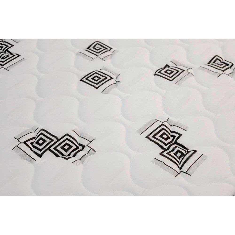 Cama Box Baú Queen: Colchão Espuma D45 Ortobom Light Saúde Ortopillow + Base Brown(158X198)