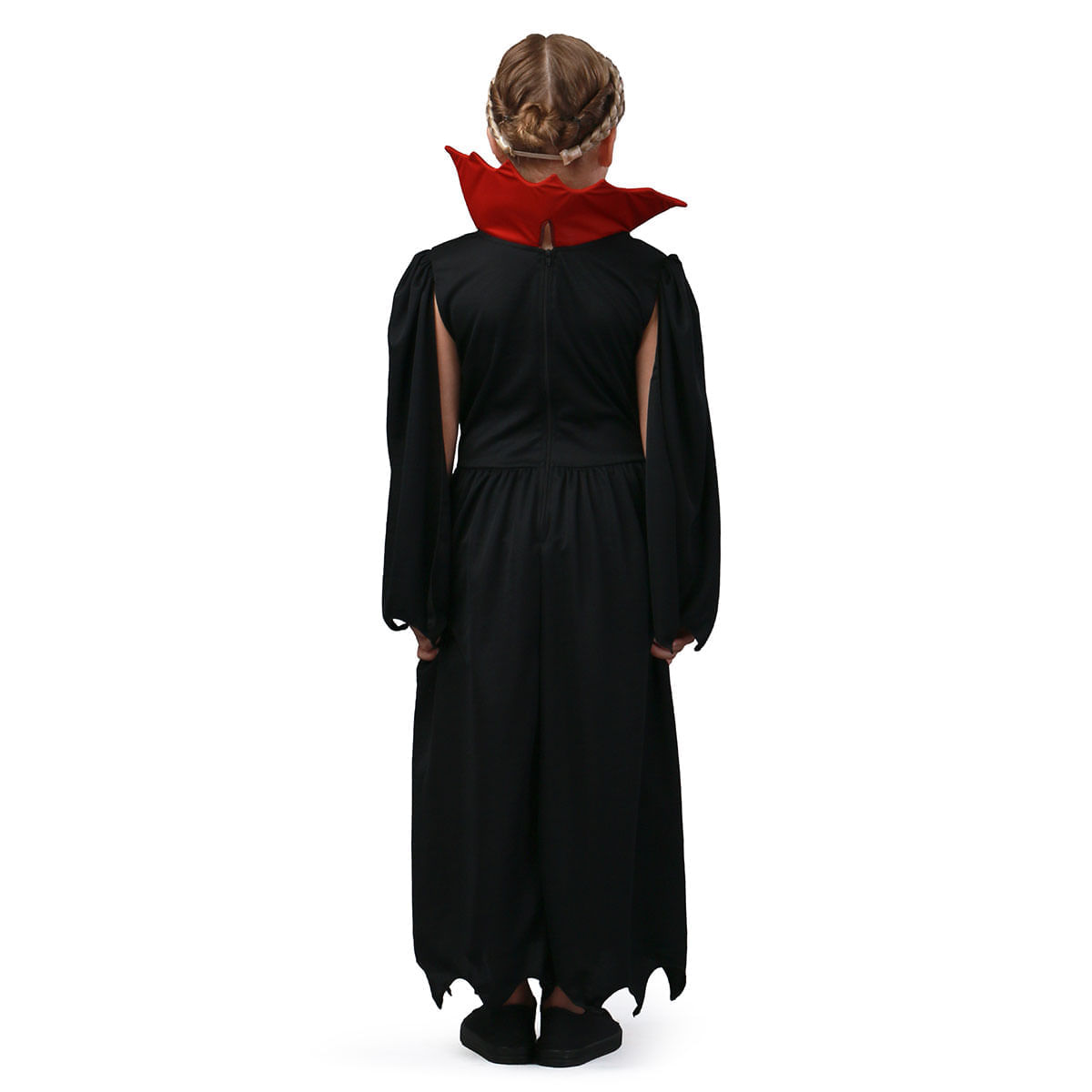 Miniatura Fantasia Vampira Vitoriana Infantil Halloween Abrakadabra G