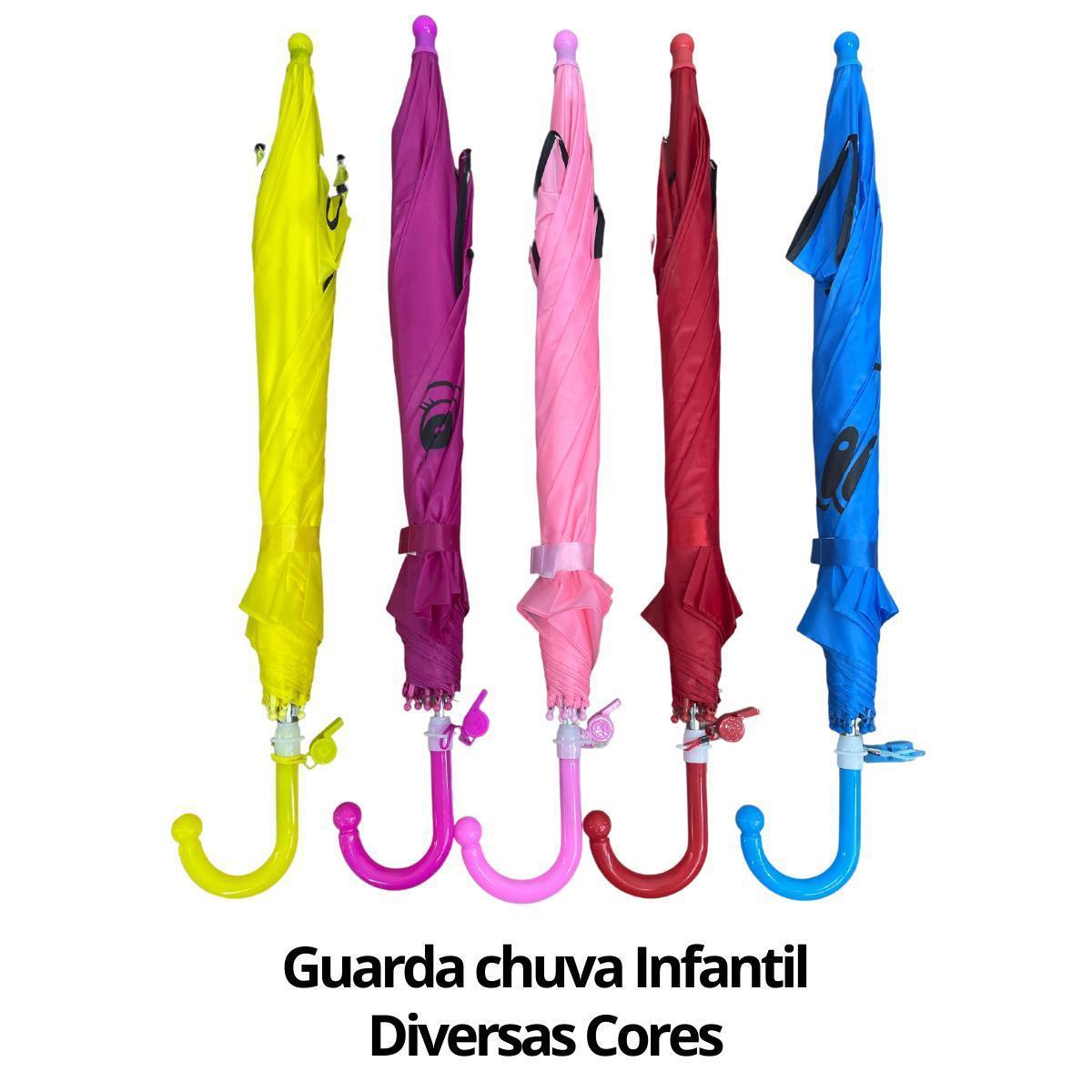 Miniatura Guarda-Chuva Infantil Com Orelhinha Rosa