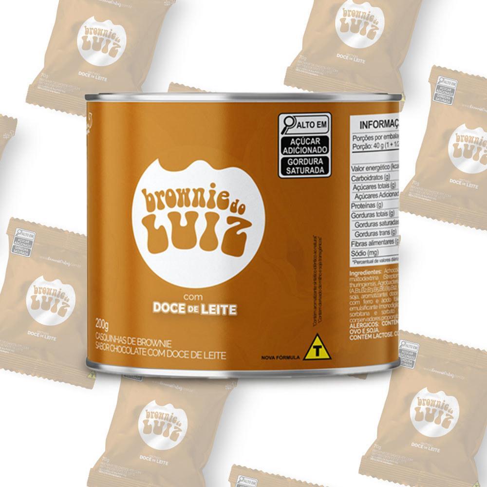 Brownie Do Luiz Casquinhas Doce De Leite Kit 2 Latas 200G