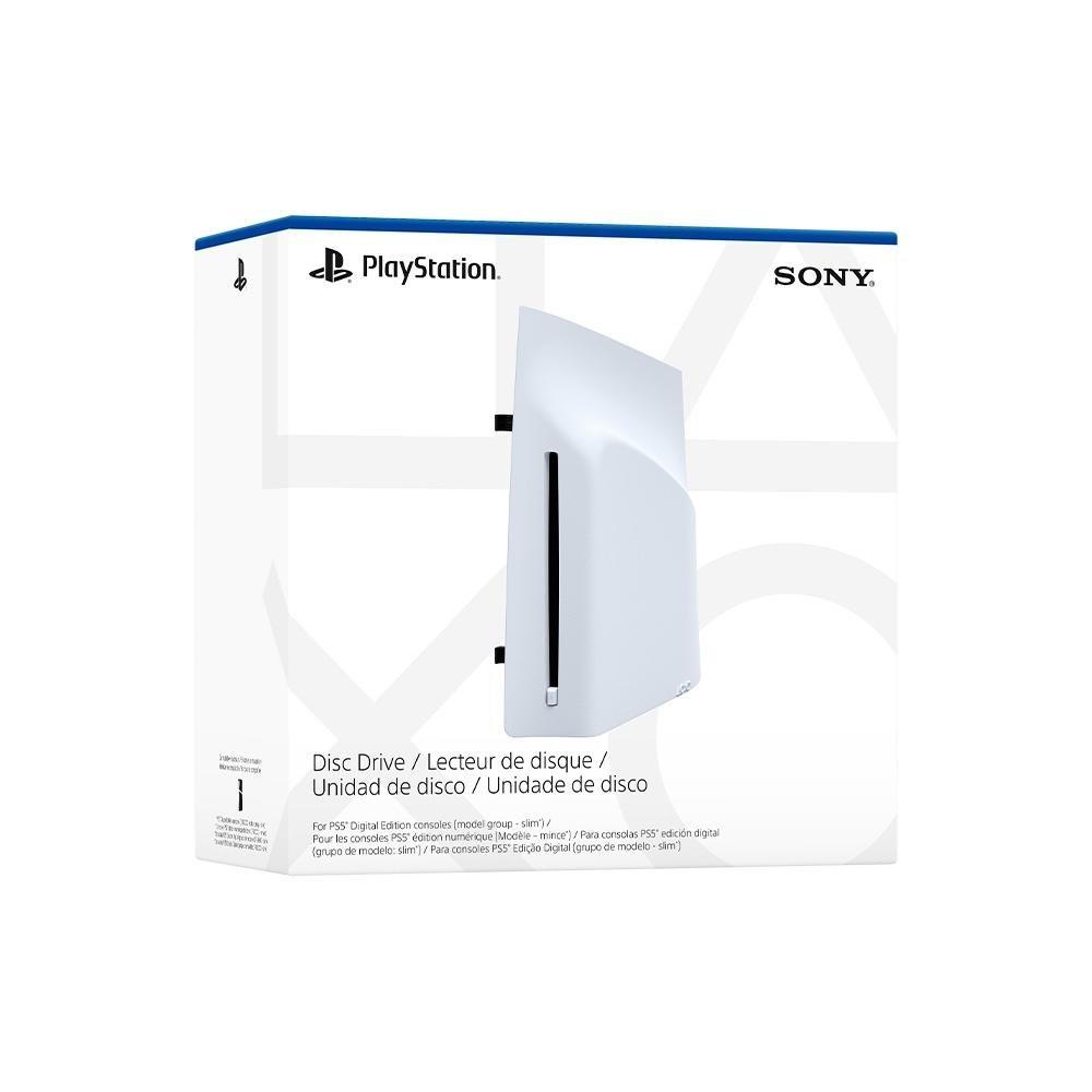 Miniatura Leitor de Disco Para Playstation 5 Slim, PS5 Pro Sony, Edição digital, Branco - CFI-2000 - slim