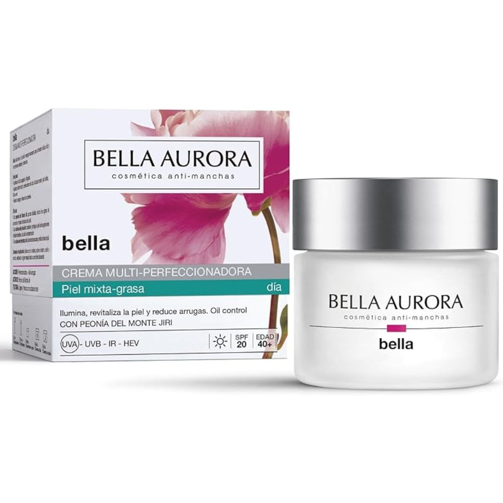 Creme Facial Bella Aurora Multi-perfeição Dia Pele Mista A Oleosa 50ml