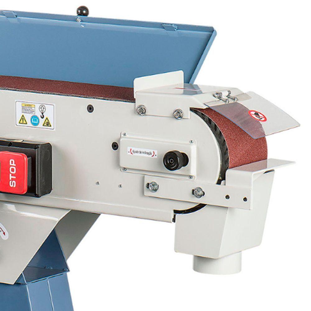 Miniatura Lixadeira De Cinta Industrial, Lixa: 150 X 2.000mm, 33 Mts/segundo, (220v-trif)