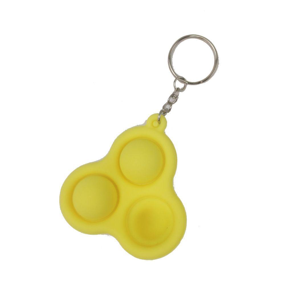 Miniatura Chaveiro Pop It Anti Estresse Fidget Relaxamento Ansiedade S