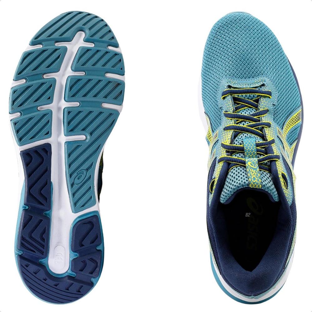 Miniatura Tênis Asics Gel Nagoya 6 Masculino Azul / Amarelo - 38