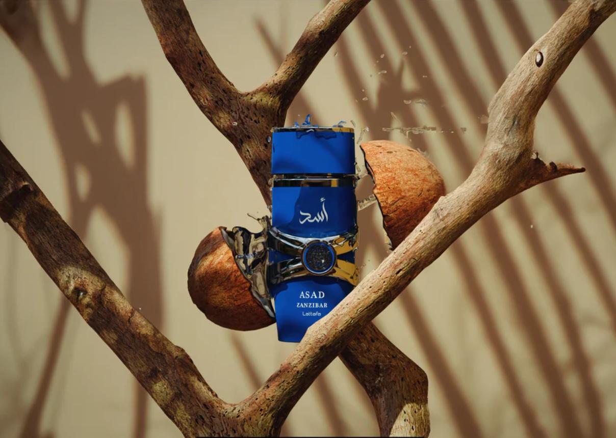 Miniatura Lattafa Asad Zanzibar Edp 100Ml Perfume Masculino Arabe