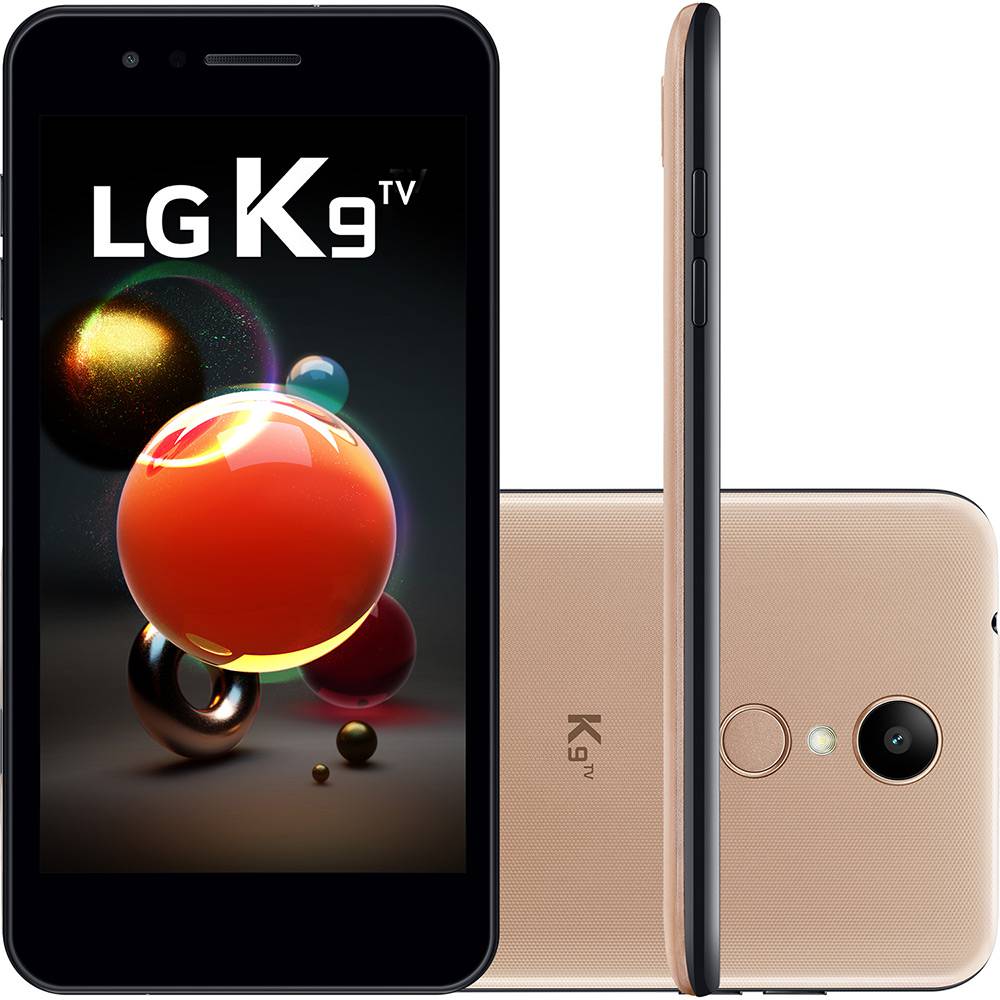 Miniatura Celular K9 Tv 16gb Tela 5" Dual Dourado LG