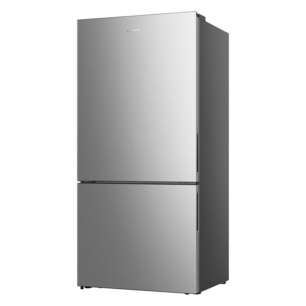 Refrigerador Bottom Freezer Metal Tech Hisense de 02 Portas Frost Free com 499 Litros Inox - RB5P504 110