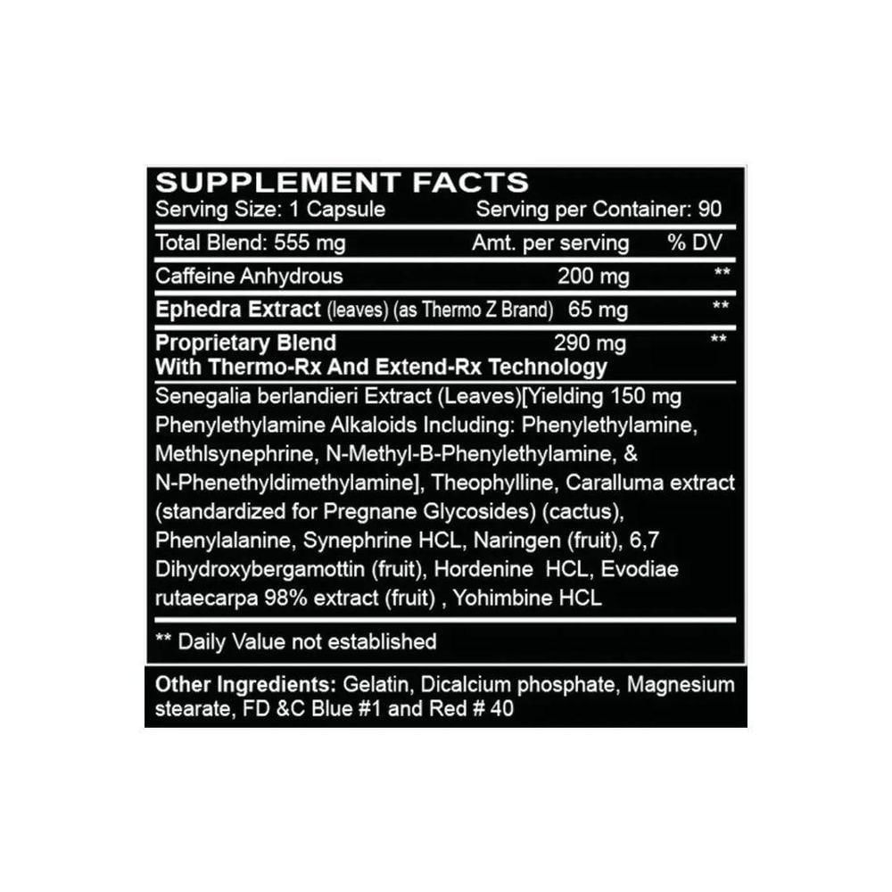 Miniatura Black Mamba Hyperrush 65Mg 90 Cápsulas - Innovative Labs