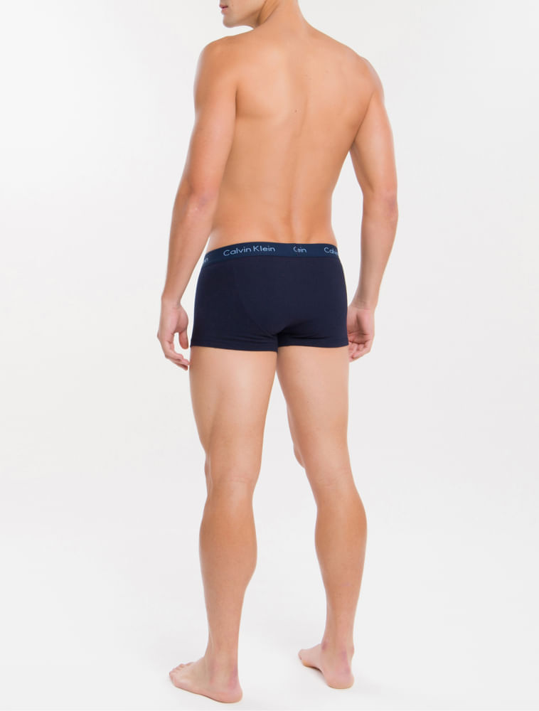 Kit 4 Cuecas Trunk Classic Cintura Baixa Com Elastano Calvin Klein Underwear - Branco + Preto + Mescla Kit 4 Cuecas Trunk Classic Cintura Baixa Com Elastano Calvin Klein Underwear Branco + Preto + Mescla l