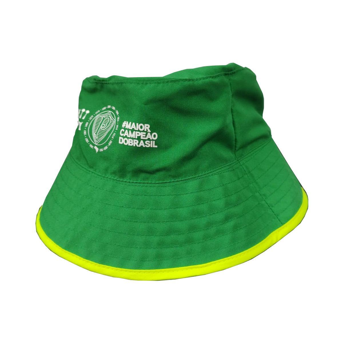 Miniatura Chapéu Palmeiras Bucket Verde Dupla Face - Licenciado