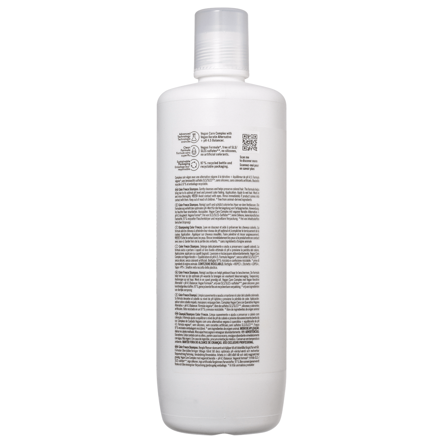 Miniatura Schwarzkopf Professional BC Bonacure Clean Performance Color Freeze - Shampoo 1L