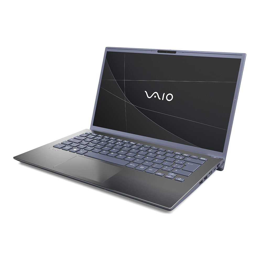 Notebook VAIO® F14 Intel® Core i5-1334U Windows 11 Home 16GB RAM 512GB SSD 14'' Full HD IPS com Fingerprint Cinza Escuro