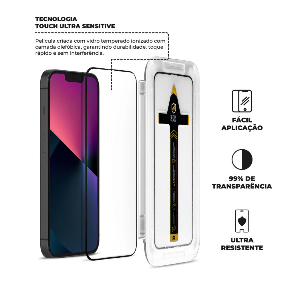 Película para iPhone XS Max - Ultra Glass - Preta - Gshield
