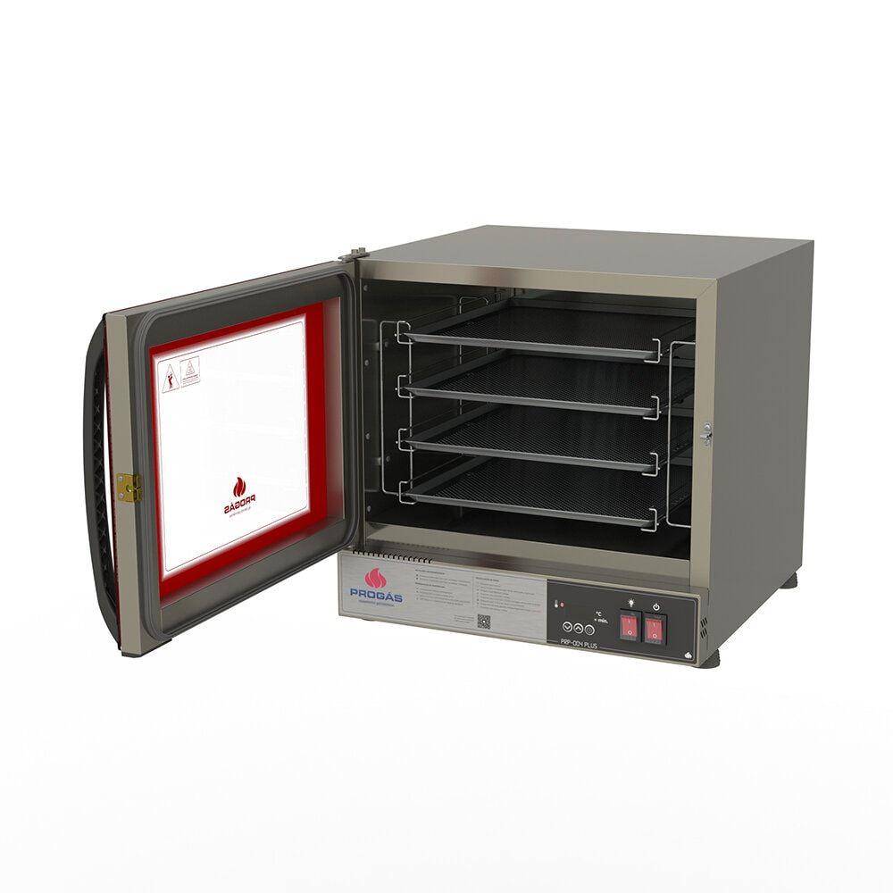 Miniatura Forno Turbo Elétrico Progás Fast Oven Plus Vermelho 220V PRP-004 Plus 220v