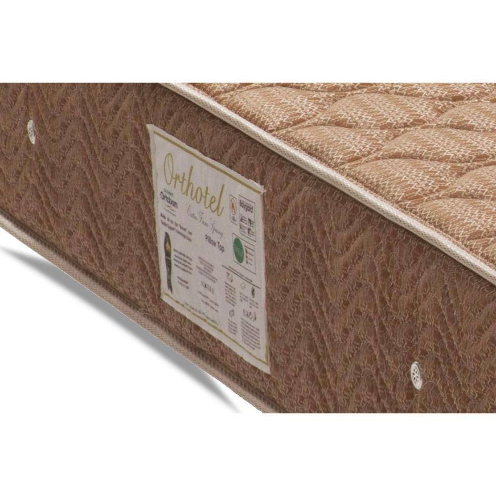 Miniatura Colchão Solteiro Molas Bonnel Hotelaria Nanolastic Orthotel Spring Ortopillow (88x188x24) - Ortobom