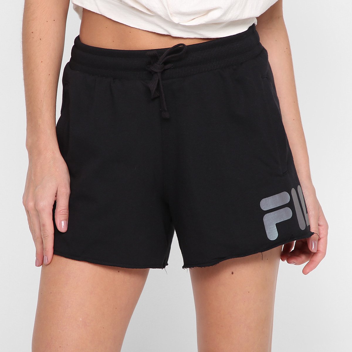 Miniatura Bermuda Fila Letter Feminina Colorido - G