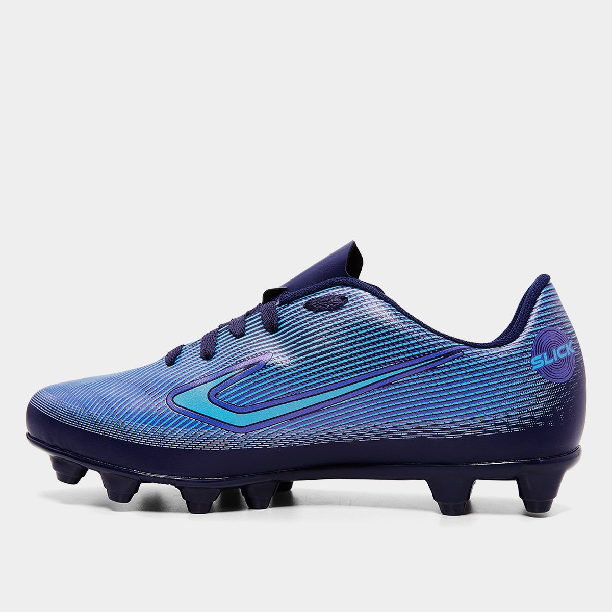 Chuteira Campo Topper Slick VI Masculina Marinho+Azul - 39