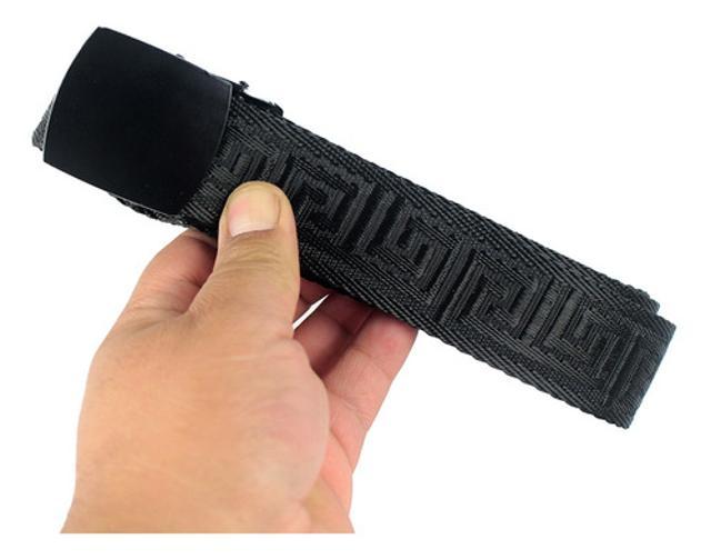 Miniatura Cinto Tático Militar Ajustável Nylon Fivela De Metal Fg