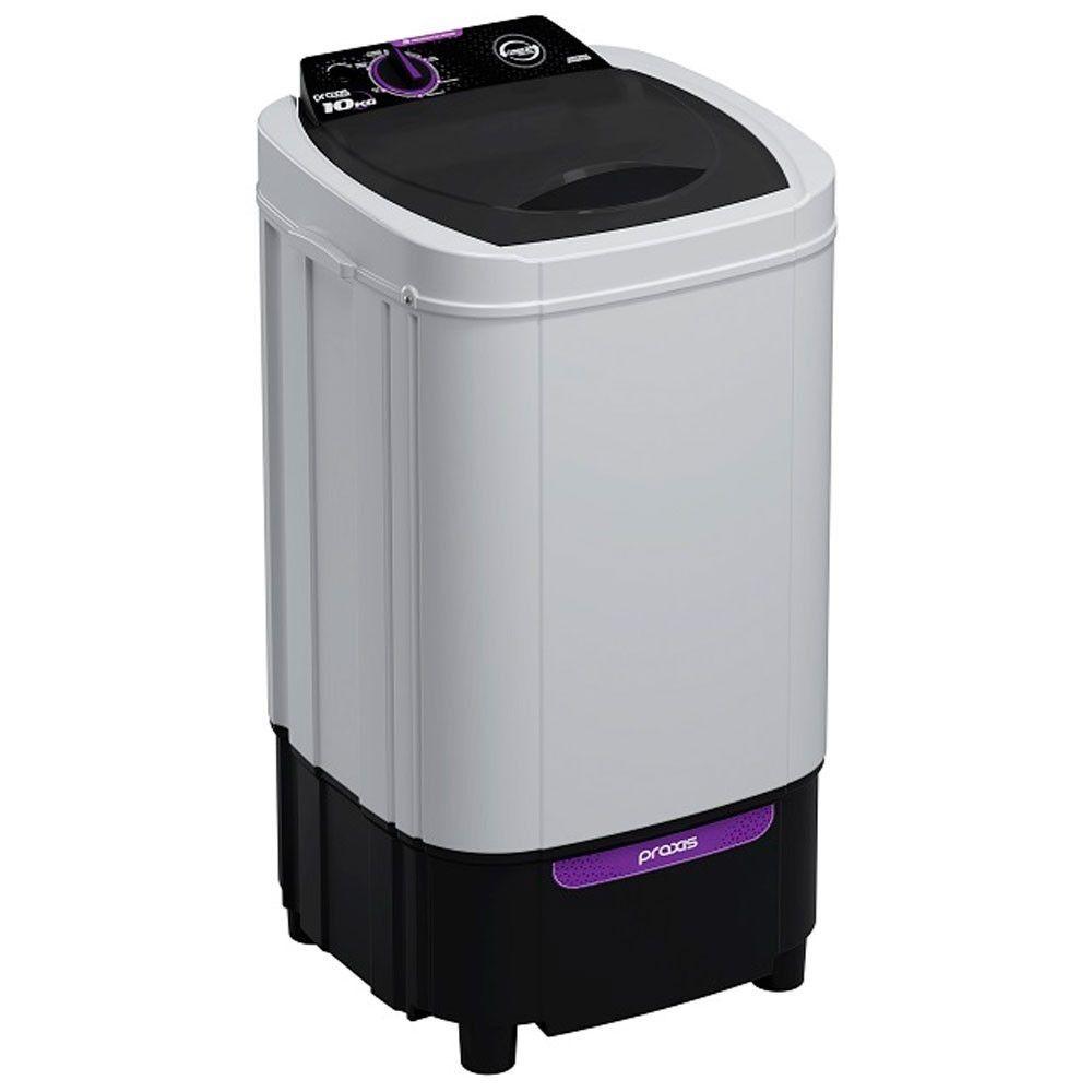 Miniatura Máquina De Lavar Roupas 10kg Semiautomática Praxis Branco 220V