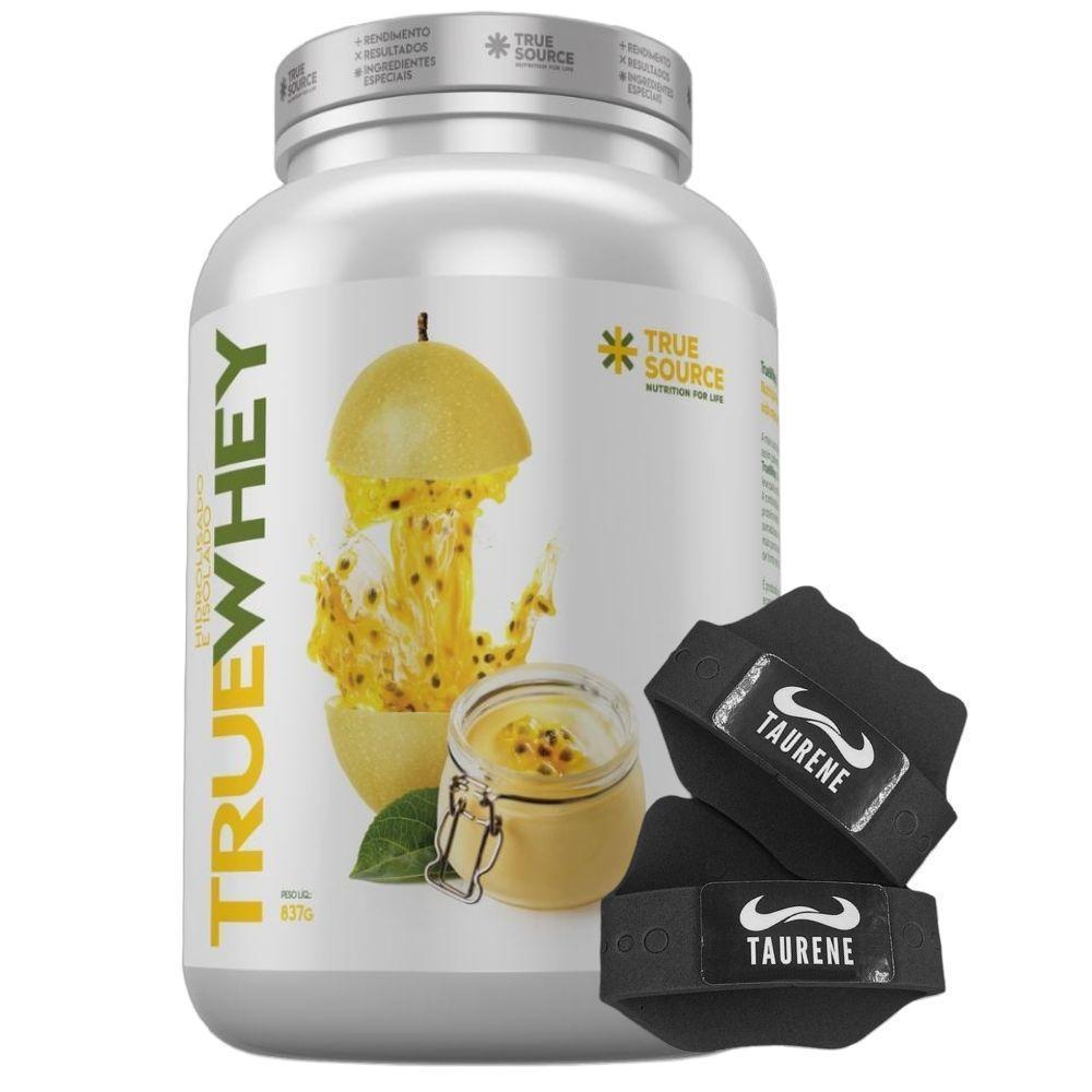 Miniatura Whey Protein Mousse De Maracuja 837G + Luva True Source